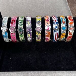 Enamel Bracelet Set - Like New